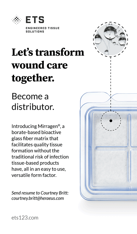 ETS Engineered Tissue Solutions. Let's transform wound care togeter.