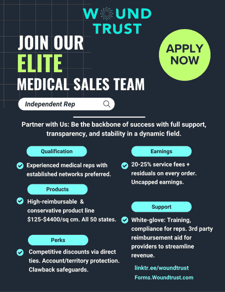 Wound Trust, Medical Sales